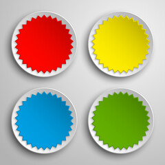 Design shape Origami banner