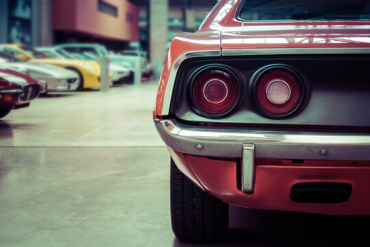Oldtimer detail rear view