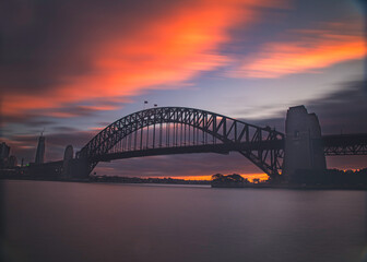 Naklejka premium Sydney Harbour Bridge
