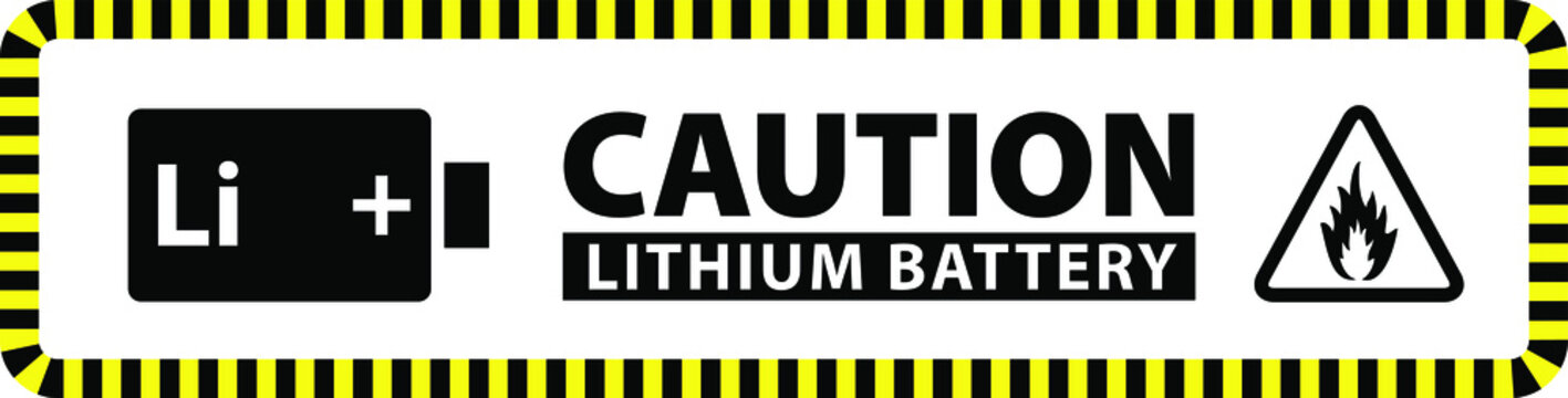 Lithium Battery Warning Images – Browse 430 Stock Photos, Vectors, and  Video | Adobe Stock