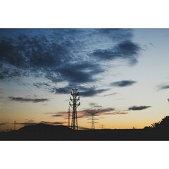 Naklejka premium Atardecer