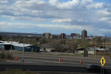 Fototapeta na wymiar Albuquerque, New Mexico city skyline