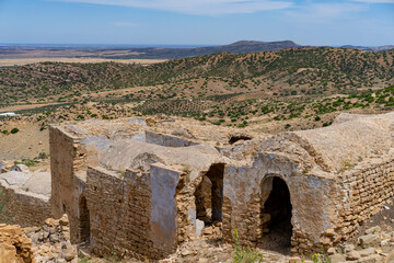 The ABANDONED BERBER VILLAGE OF ZRIBA OLIA in tunisia