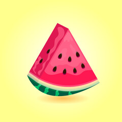 Slice of watermelon