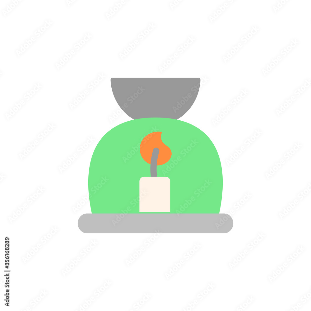 Poster aromatherapy alternative medicine icon. simple color vector elements of alternative medicine icons f