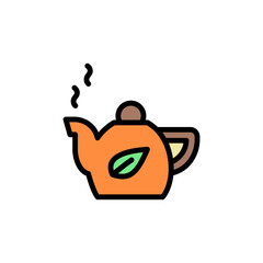 Infusion tea icon. Simple color with outline vector elements of alternative medicine icons for ui and ux, website or mobile application