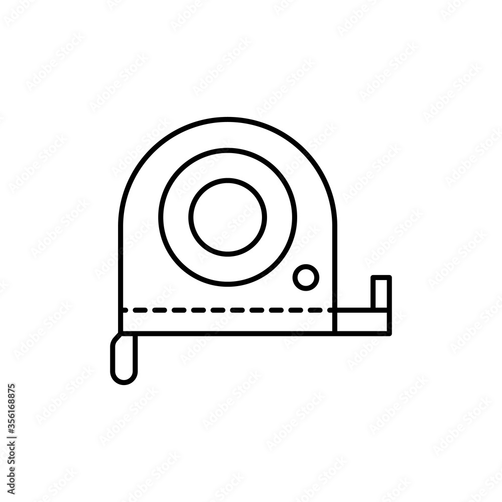 Poster measurement, tool icon. simple line, outline vector elements of archeology for ui and ux, website or