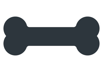 Dog bone icon isolated seamless pattern on background. Pets food symbol. Vector Illustration