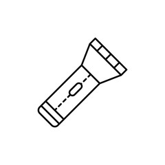 flashlight, tool icon. Simple line, outline vector elements of archeology for ui and ux, website or mobile application