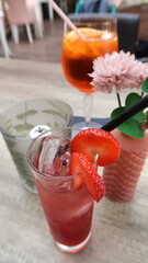 Erdbeer Gin Tonic
