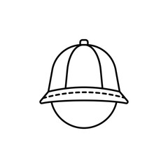 safari, hat icon. Simple line, outline vector elements of archeology for ui and ux, website or mobile application