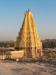 Gopura of Virupaksha Temple seen from Hemakuta hill, Hampi, India - 356170623