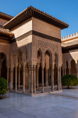 Fototapeta na wymiar La Cour des Lions de l’Alhambra