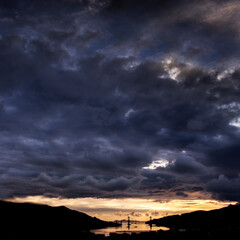 Atardecer en Cesantes