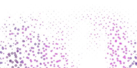 Light pink vector background with random forms.