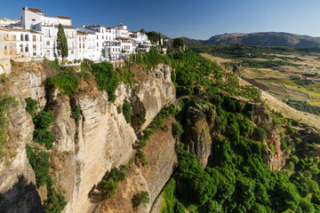 Fototapeta na wymiar Panorama on the Ronda valley 4