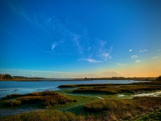 landscape of woodbridge, suffolk, UK