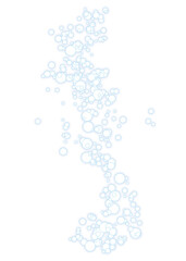 水中の泡の様な模様の背景素材