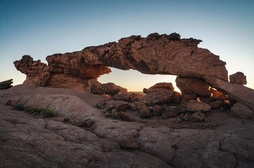 Sunset Arch at Grand Staircase-Escalante, Utah