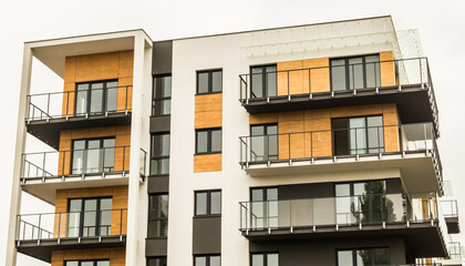 Modern building under construction