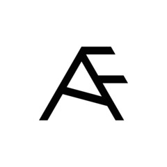 AF FA initial letter logo, monogram AF, FA Logo vektor