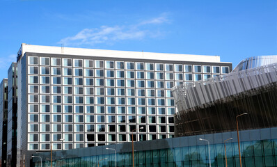  Stockholm's waterfront is an office, conference and hotel building. The building is located in...