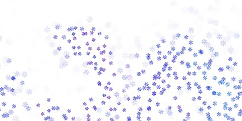 Light blue vector background with random forms.