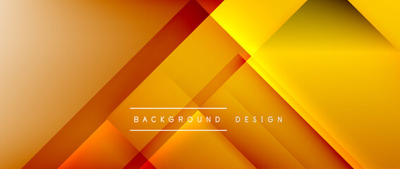 Square shapes composition, fluid gradient geometric abstract background. 3D shadow effects, modern design template