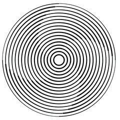 Lines in Circle Form . Spiral Vector Illustration .Technology round Logo . Design element . Abstract Geometric shape .