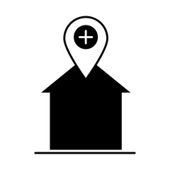 covid 19 coronavirus social distancing prevention, stay at home safe quarantine, outbreak spreading vector silhouette style icon