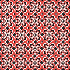 abstract seamless floral pattern