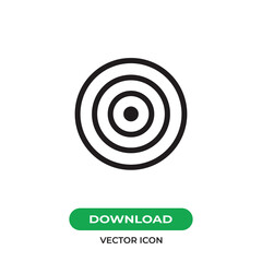 Dart vector icon, simple sign for web site and mobile app.