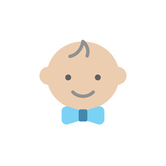 Baby, boy icon. Simple color vector elements of Children's day icons for ui and ux, website or mobile application