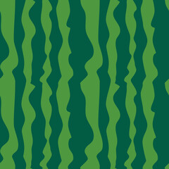 Vector illustration of watermelon skin realistic pattern. vector background of summer. food texture.