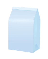 Paper bag template. vector illustration