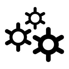 Obraz premium Vintage gear icon