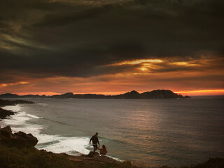 Atardecer pareja