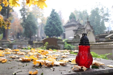 candle, cemetery, light in the cemetery © AMTM