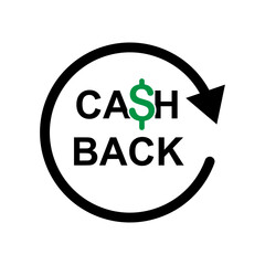 cash back icon design logo template EPS 10