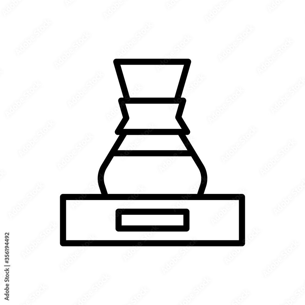 Poster coffee, drink icon. simple line, outline vector elements of free time icons for ui and ux, website o