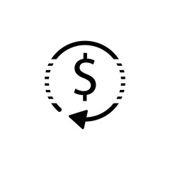 cash back icon design logo template EPS 10