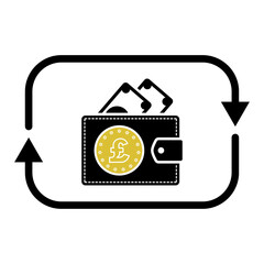 cash back icon design logo template EPS 10