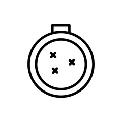Embroidery, thread icon. Simple line, outline vector elements of free time icons for ui and ux, website or mobile application