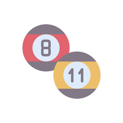 Billiards, sport icon. Simple color vector elements of free time icons for ui and ux, website or mobile application