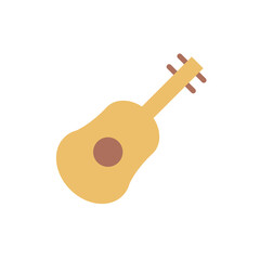 Guitar, music instrument icon. Simple color vector elements of free time icons for ui and ux, website or mobile application
