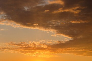 Countryside landscape under a picturesque colorful sky at sunset 3