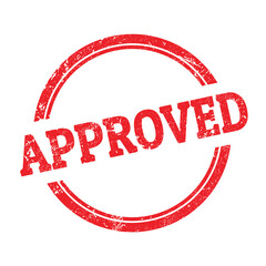 APPROVED red round stamp.