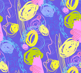 modern abstract bright dizan surface seamless pattern for baby goods, fabrics, packaging and stationery