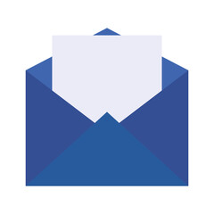 Envelope icon design, Message email mail and letter theme Vector illustration