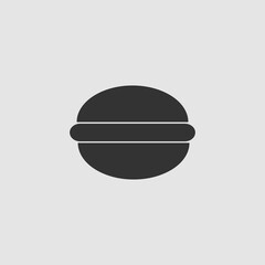 Hamburger icon flat.